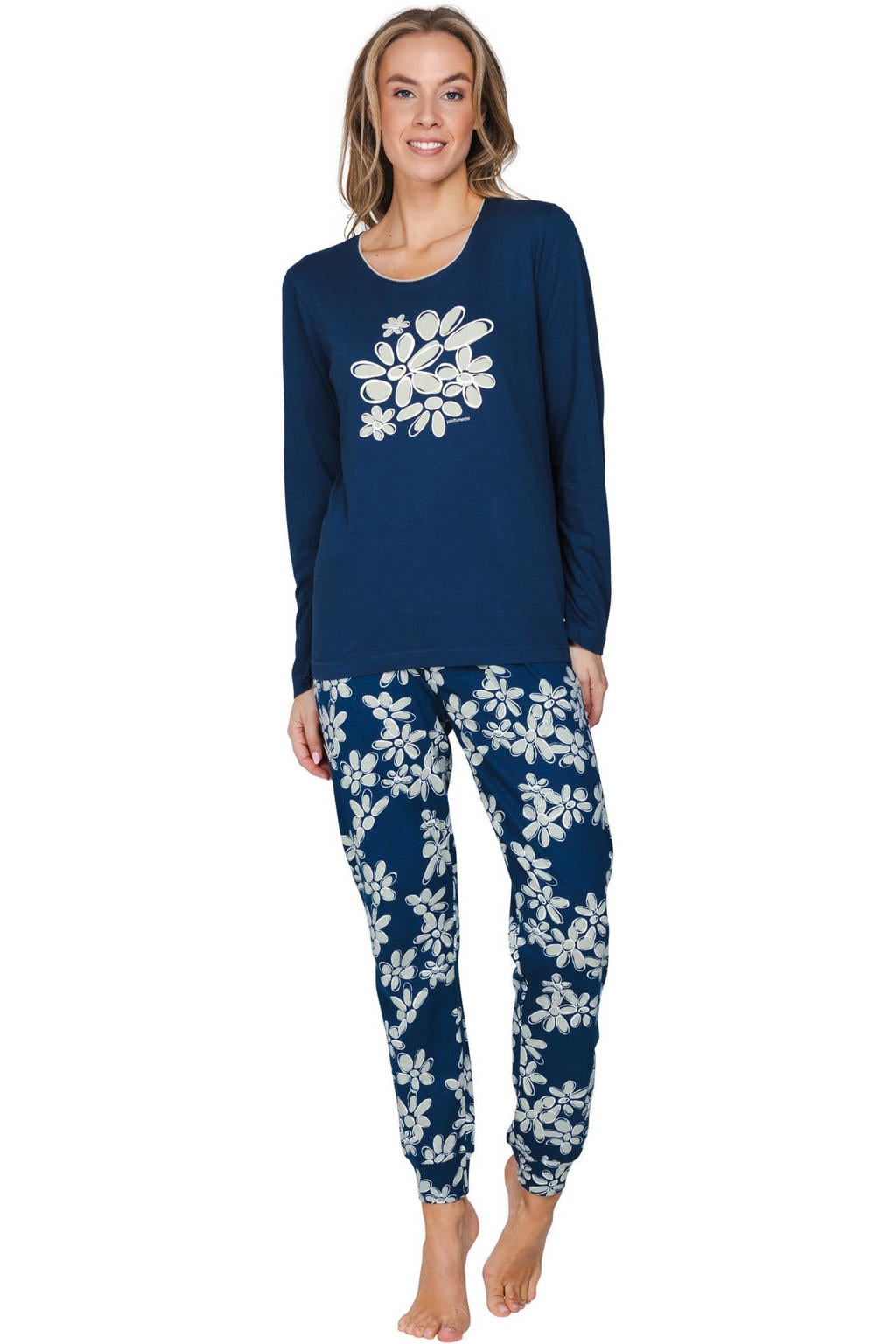 Pastunette pyjama set - donkerblauw