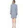 Rebelle nachthemd - blauw/wit