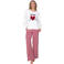 Rebelle pyjama set - rood/wit