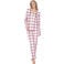Pastunette pyjama - rood/wit
