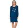 Rebelle nachthemd - donkerblauw