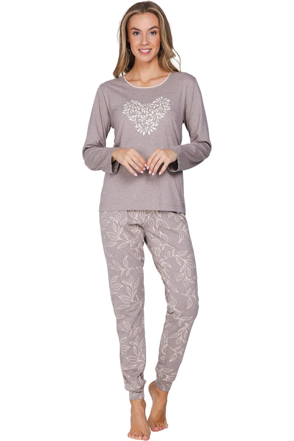 Pastunette pyjama set - beige/wit