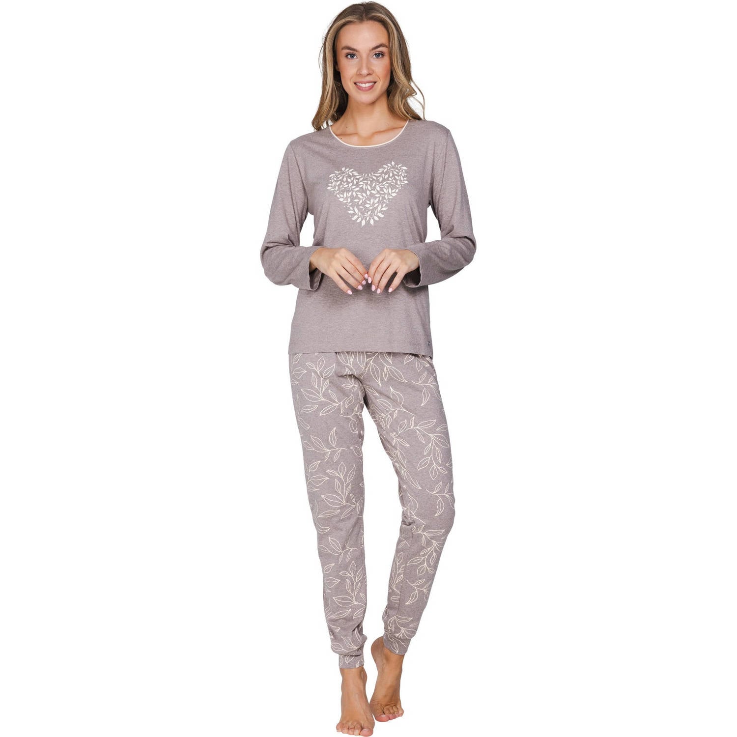 Pastunette pyjama set beige wit