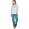 Pastunette pyjama set - groen/ecru