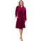 Pastunette fleece badjas - donkerrood