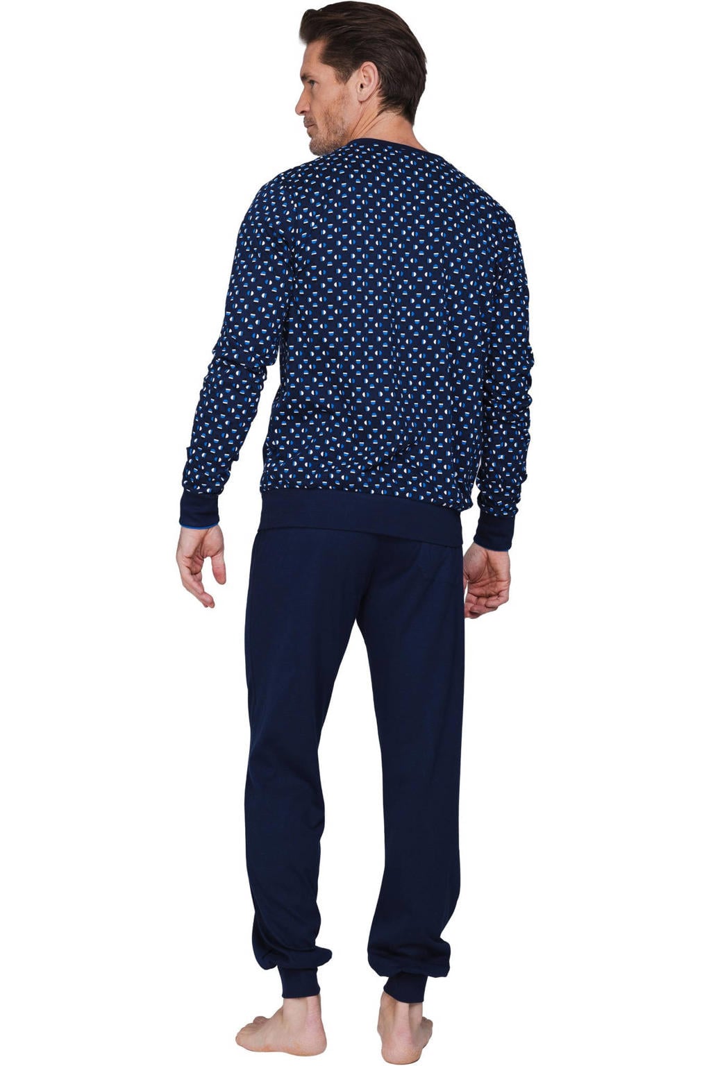 Pastunette for men pyjama set - donkerblauw