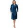 Pastunette fleece badjas - donkerblauw