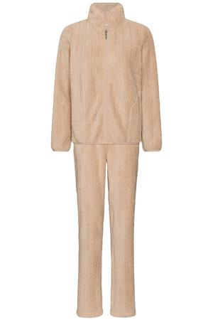 fleece huispak - lichtbruin