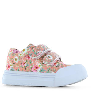 sneakers roze/bloemen