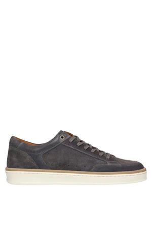 suède sneakers donkergrijs