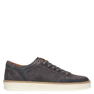 suède sneakers donkergrijs