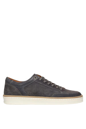 suède sneakers donkergrijs