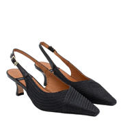 thumbnail: Angel Alarcon Cordela rieten pumps met gevlochten zwart