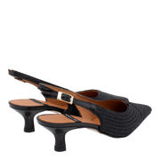 thumbnail: Angel Alarcon Cordela rieten pumps met gevlochten zwart