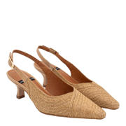 thumbnail: Angel Alarcon Cordela rieten pumps met gevlochten naturel