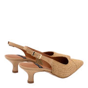 thumbnail: Angel Alarcon Cordela rieten pumps met gevlochten naturel