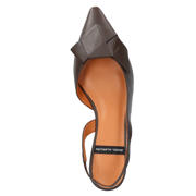 thumbnail: Angel Alarcon leren slingback pumps donkerbruin