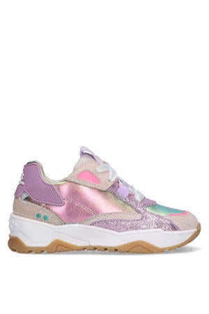 leren sneakers multi