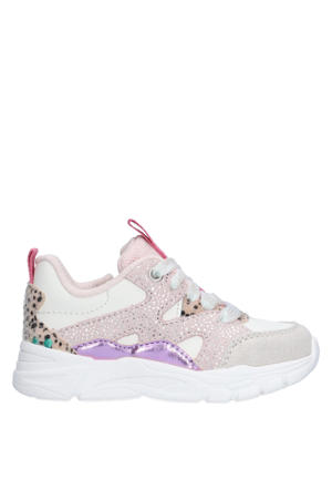 leren chunky sneakers multi