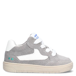 leren sneakers grijs