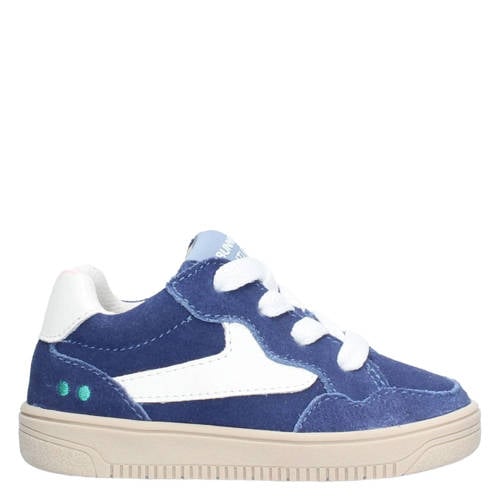 Bunnies JR BunniesJR leren sneakers blauw/wit – Donkerblauw/wit