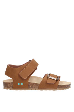 suède sandalen cognac