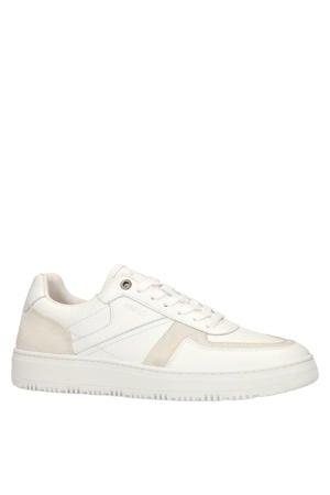 leren sneakers wit