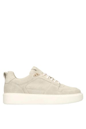 suède sneakers lichtgrijs