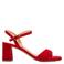 Unisa Moraty_26_KS suède sandalettes rood