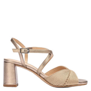 Maxin_Sou leren sandalettes brons