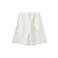 Sofie Schnoor denim wide leg regular waist jort ecru