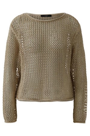 pullover bruin gehaakt
