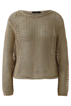 pullover bruin gehaakt