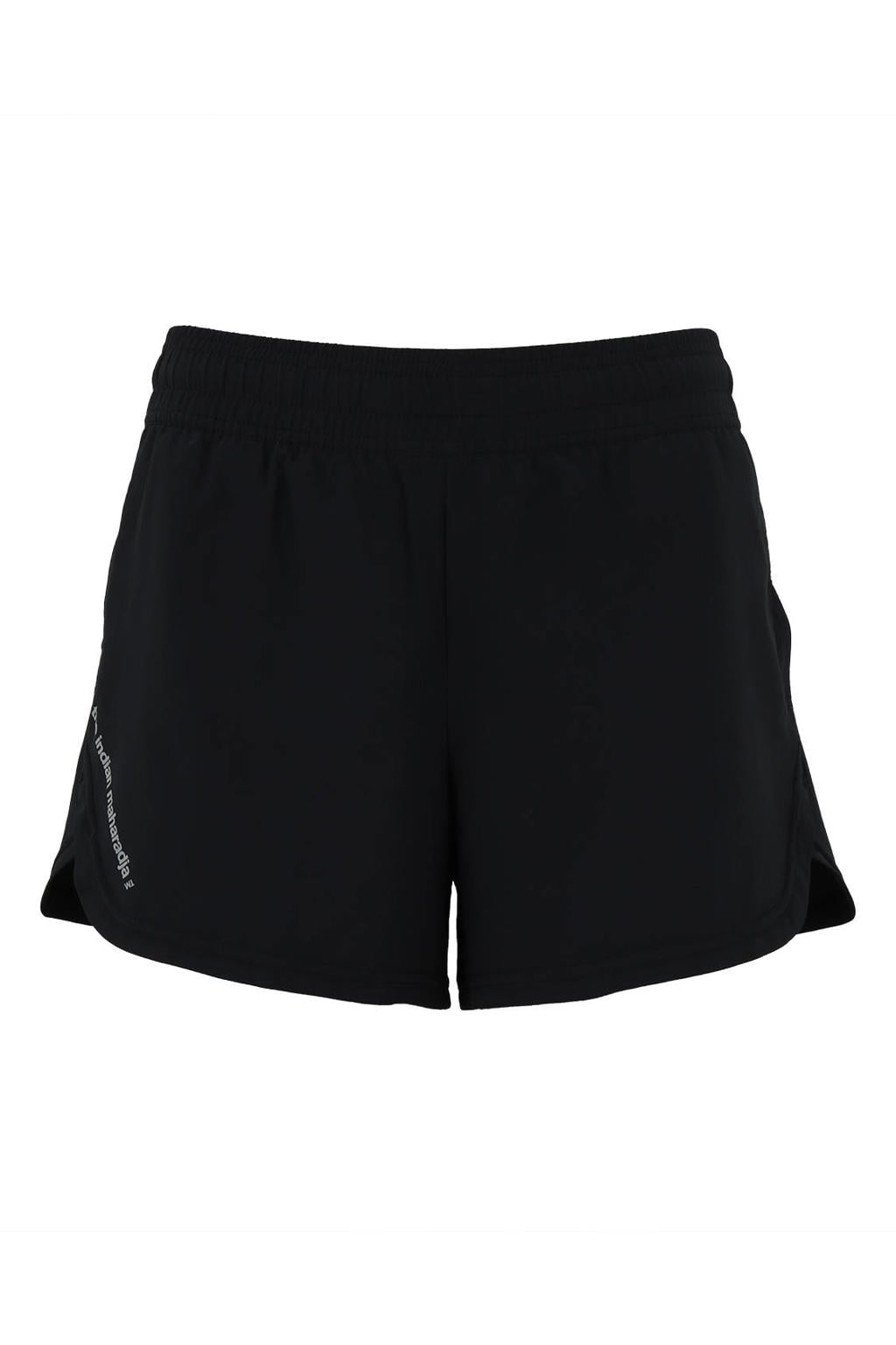 Zwarte meisjes The Indian Maharadja sportshort Kadiri van polyester
