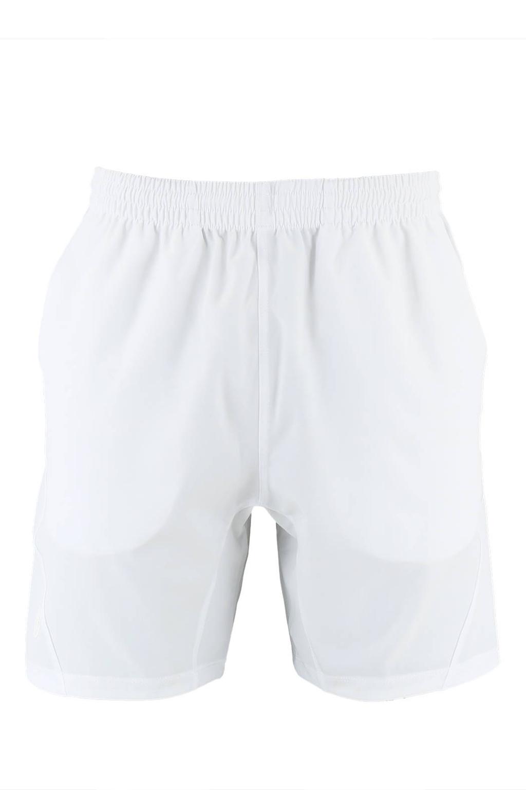 Witte heren The Indian Maharadja Senior sportshort Kadiri van polyester met elastische tailleband met koord