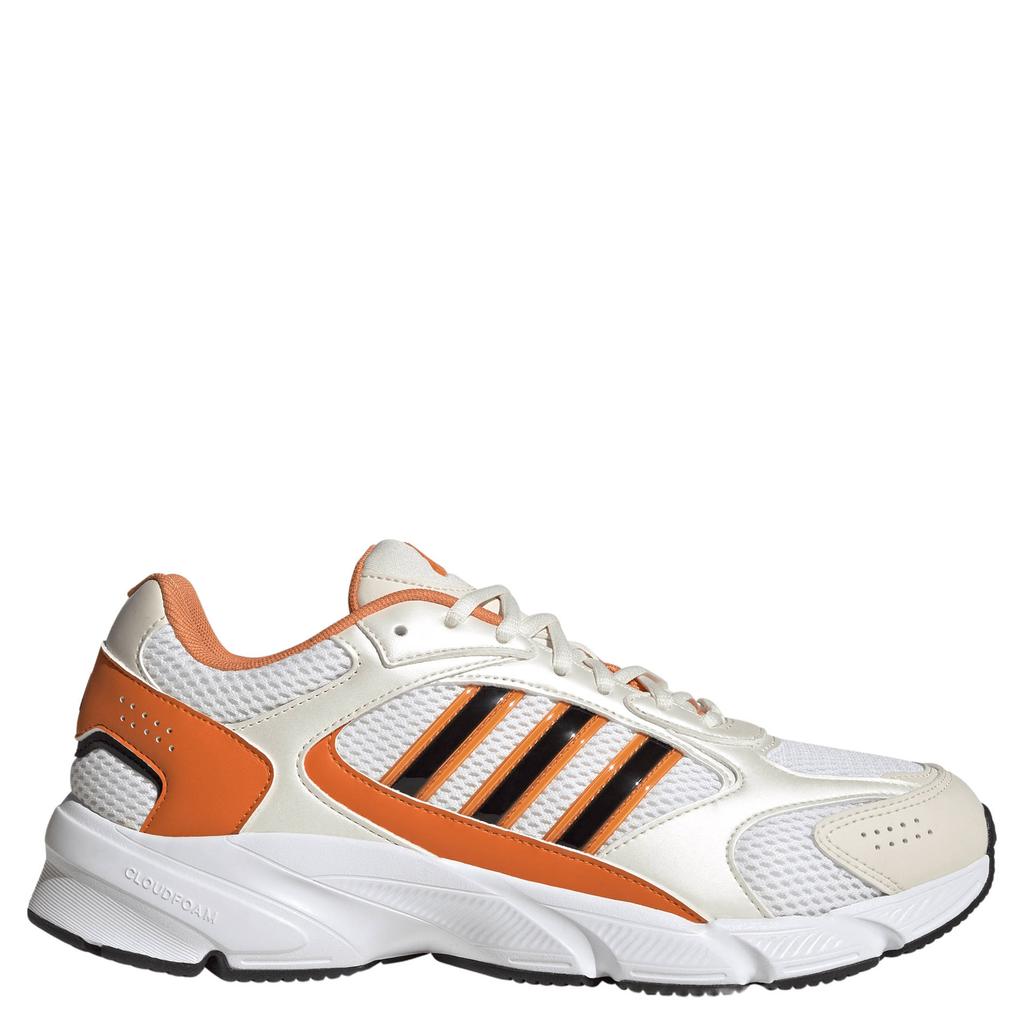 Wit en oranje heren adidas Sportswear Crazychaos mesh sneakers 2000 van mesh-suède/voering: mesh/voetbed: eva met veters
