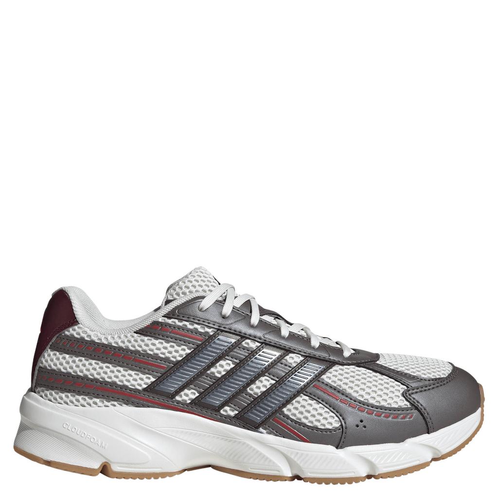 Wit en rode heren adidas Sportswear Technochaos 2000 mesh sneakers platina van mesh-pu/voering: mesh/voetbed: eva met veters