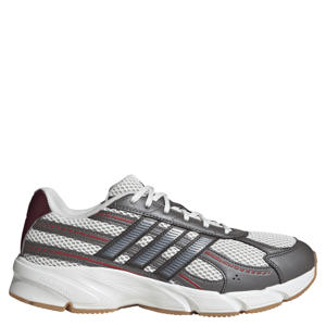 Technochaos 2000 mesh sneakers wit/rood/platina