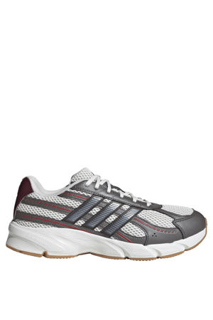 Technochaos 2000 mesh sneakers wit/rood/platina