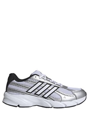 Technochaos 2000 mesh sneakers wit/zwart/zilvergrijs