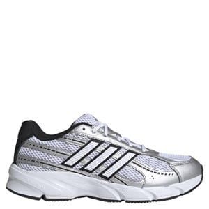 Technochaos 2000 mesh sneakers wit/zwart/zilvergrijs