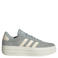 adidas Sportswear VL Court Bold suede sneakers grijsgroen/ecru