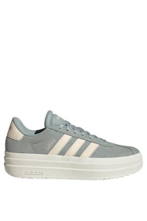 VL Court Bold suede sneakers grijsgroen/ecru