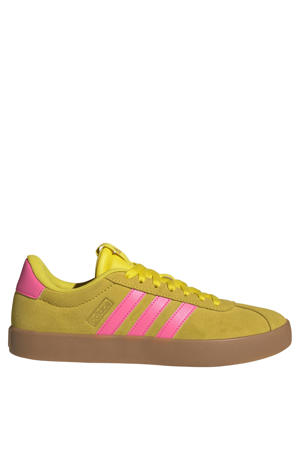 VL Court 3.0 suede sneakers geel/roze