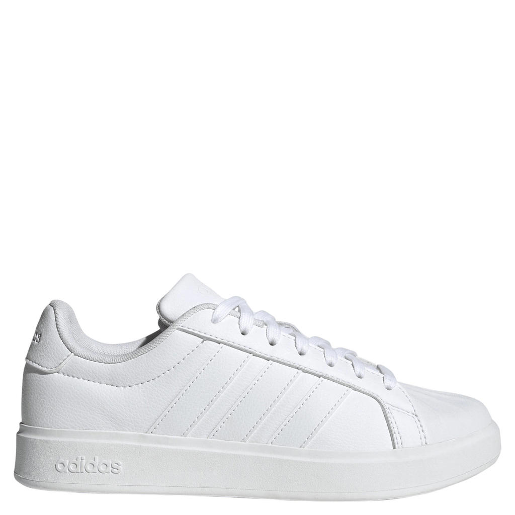 Witte dames adidas Sportswear Streettalk sneakers van imitatieleer/voering: mesh/voetbed: eva met veters