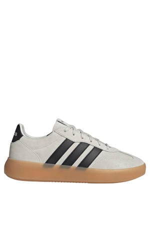 Barreda Decode Lux leren sneakers - grijs/zwart