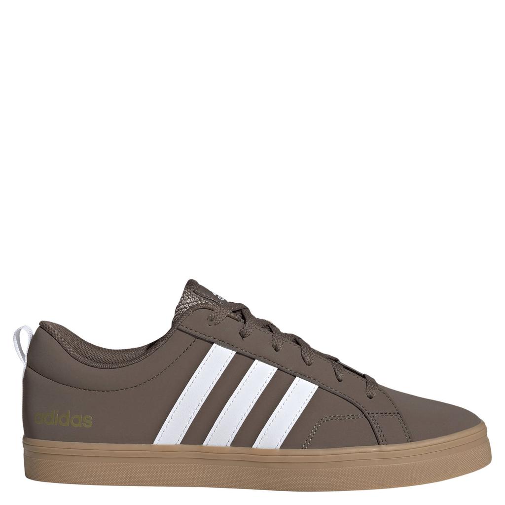 Donkergrijs en bruine heren adidas Sportswear VS Pace 2.0 sneakers van imitatieleer/voering: textiel met veters