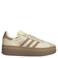 adidas Originals Gazelle Bold suède sneakers - ecru/roze