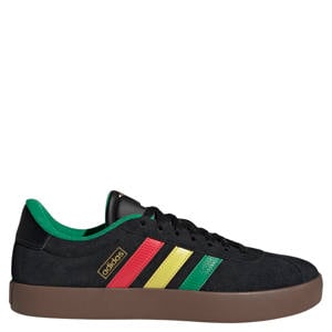 VL Court 3.0 suede sneakers zwart/geel/rood/groen