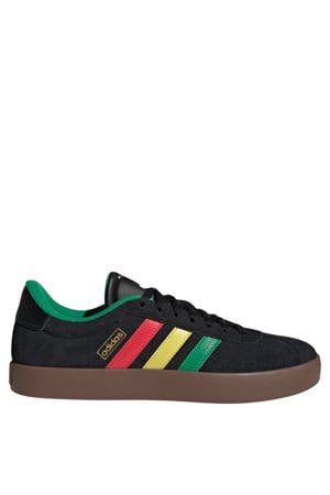 VL Court 3.0 suede sneakers zwart/geel/rood/groen